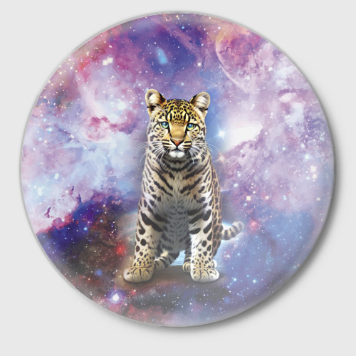 Значок Space leopard, цвет белый