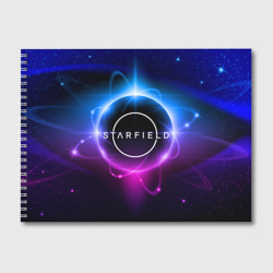 Альбом для рисования Starfield space logo