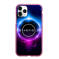 Чехол для iPhone 11 Pro матовый Starfield space logo