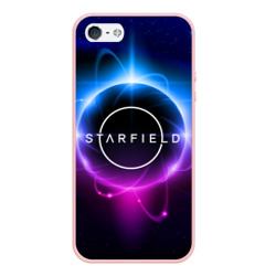 Чехол для iPhone 5/5S матовый Starfield space logo