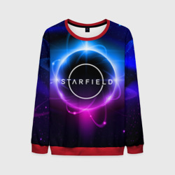 Мужской свитшот 3D Starfield space logo