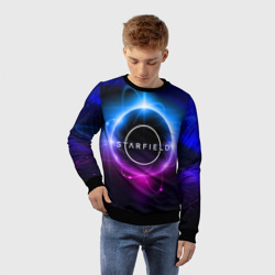 Детский свитшот 3D Starfield space logo - фото 2