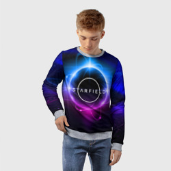 Детский свитшот 3D Starfield space logo - фото 2