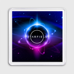 Магнит 55*55 Starfield space logo
