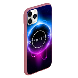 Чехол для iPhone 11 Pro матовый Starfield space logo - фото 2