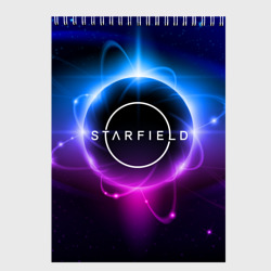 Скетчбук Starfield space logo