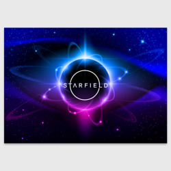 Поздравительная открытка Starfield space logo