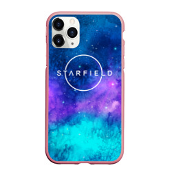 Чехол для iPhone 11 Pro матовый Starfield  space logo