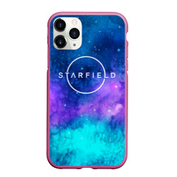 Чехол для iPhone 11 Pro Max матовый Starfield  space logo