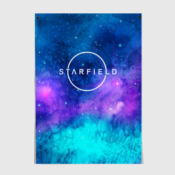 Постер Starfield  space logo