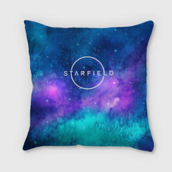 Подушка 3D Starfield  space logo