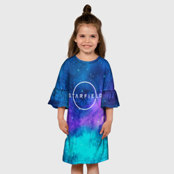 Детское платье 3D Starfield  space logo - фото 2