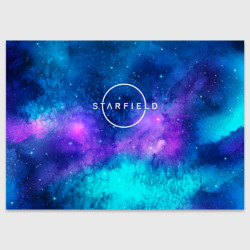 Поздравительная открытка Starfield  space logo