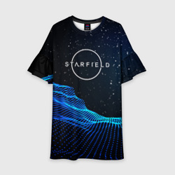 Детское платье 3D Space logo Starfield