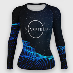 Женский рашгард 3D Space logo Starfield