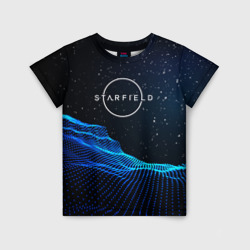 Детская футболка 3D Space logo Starfield