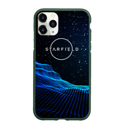 Чехол для iPhone 11 Pro матовый Space logo Starfield