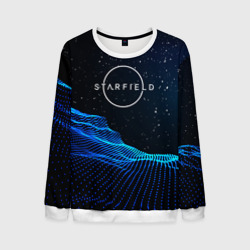 Мужской свитшот 3D Space logo Starfield