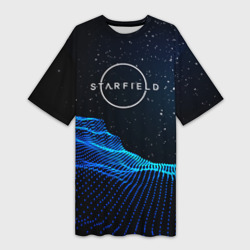 Платье-футболка 3D Space logo Starfield