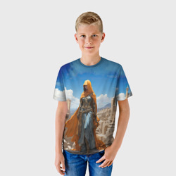 Детская футболка 3D Чародейка в древнем городе - фото 2