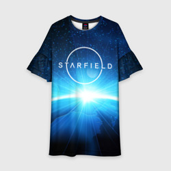 Детское платье 3D Logo Starfield space