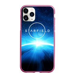 Чехол для iPhone 11 Pro Max матовый Logo Starfield space