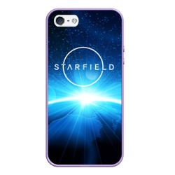 Чехол для iPhone 5/5S матовый Logo Starfield space