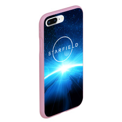 Чехол для iPhone 7Plus/8 Plus матовый Logo Starfield space - фото 2