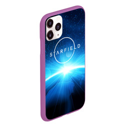 Чехол для iPhone 11 Pro Max матовый Logo Starfield space - фото 2