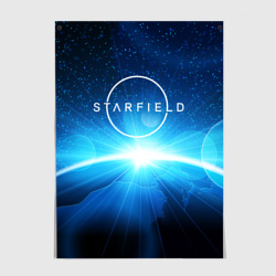 Постер Logo Starfield space