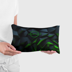 Подушка 3D антистресс Starfield black green logo - фото 2