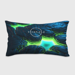 Подушка 3D антистресс Starfield blue green logo