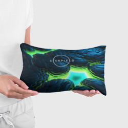 Подушка 3D антистресс Starfield blue green logo - фото 2