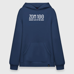 Худи SuperOversize хлопок Zom 100 blotd logo