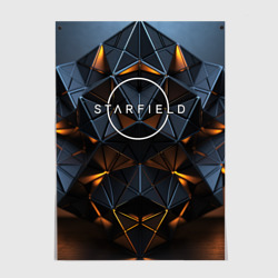 Постер Starfield space texture