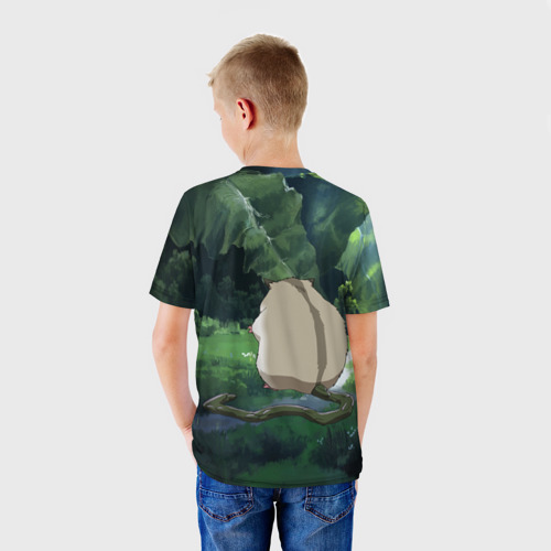 Детская футболка 3D с принтом Overlord Хамске, вид сзади #2