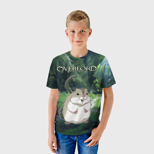 Детская футболка 3D с принтом Overlord Хамске, фото на моделе #1