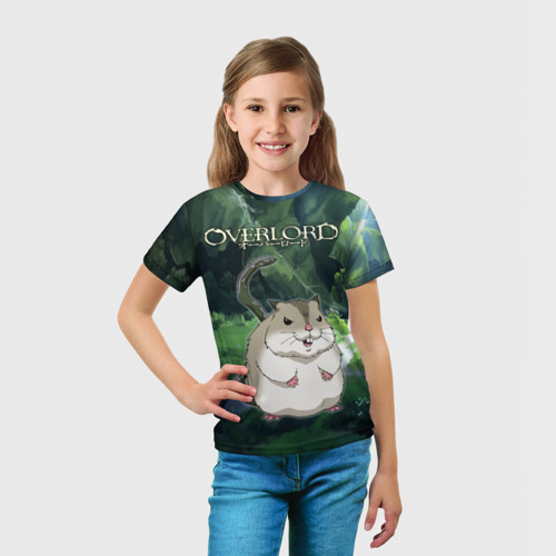 Детская футболка 3D с принтом Overlord Хамске, вид сбоку #3