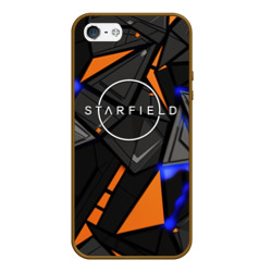 Чехол для iPhone 5/5S матовый Starfield logo abstract