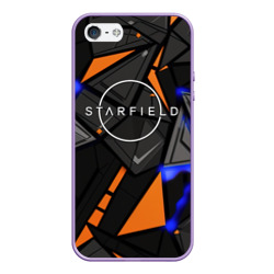 Чехол для iPhone 5/5S матовый Starfield logo abstract