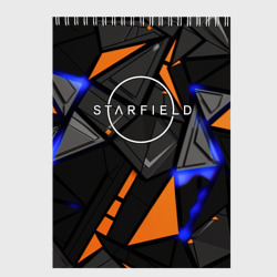 Скетчбук Starfield logo abstract