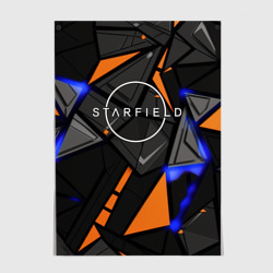 Постер Starfield logo abstract