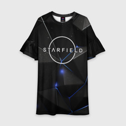 Детское платье 3D Starfield black stars
