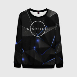 Мужской свитшот 3D Starfield black stars