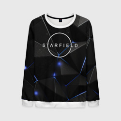 Мужской свитшот 3D Starfield black stars