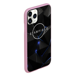 Чехол для iPhone 11 Pro Max матовый Starfield black stars - фото 2