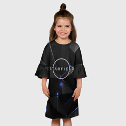 Детское платье 3D Starfield black stars - фото 2