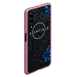 Чехол для Honor 20 Starfield logo black blue style - фото 2