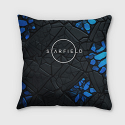 Подушка 3D Starfield logo black blue style