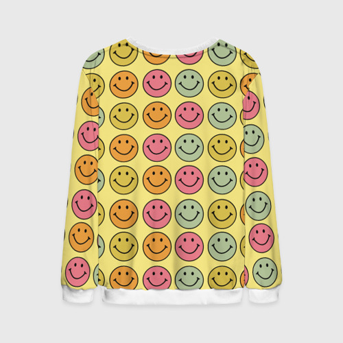 Мужской свитшот 3D Smiley, цвет белый - фото 2